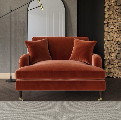 Loveseat sofa velvet couch - velvet,