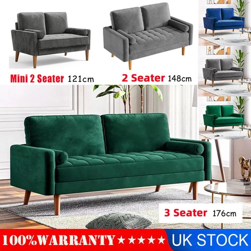 Seater velvet sofa with - seater,