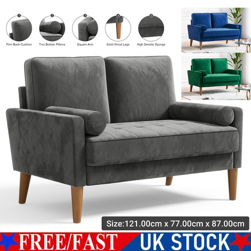 121cm seater velvet - seater, sofa