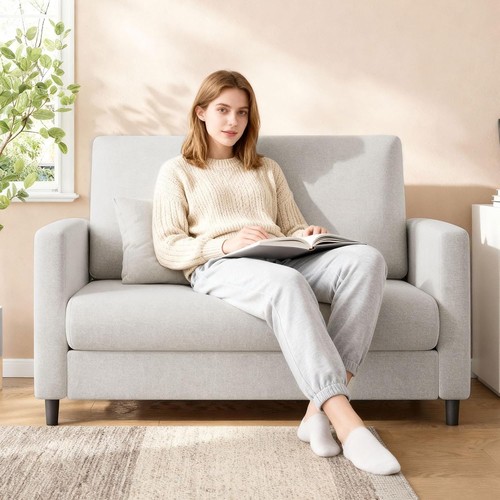 Seater linen fabric couch - seater,