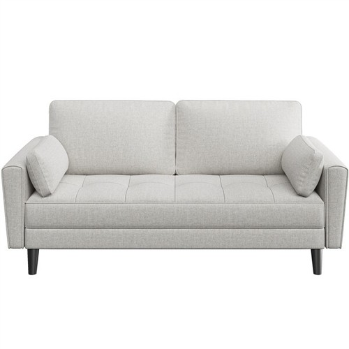 Fabric sofa upholstered - sofa,