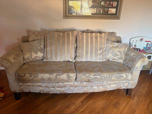 Beige cream striped - striped, 3