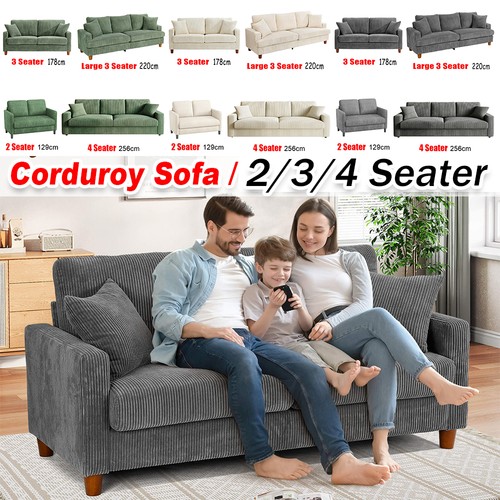 Seater corduroy sofa jumbo - corduroy,