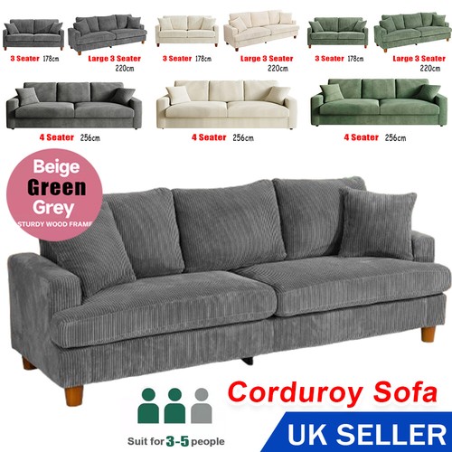 Seater corduroy sofa jumbo - corduroy,