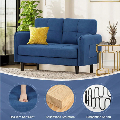 Seater sofa small - 2-seater, fabric