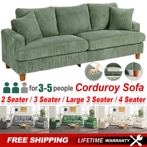 Seater corduroy sofa jumbo - sofa,