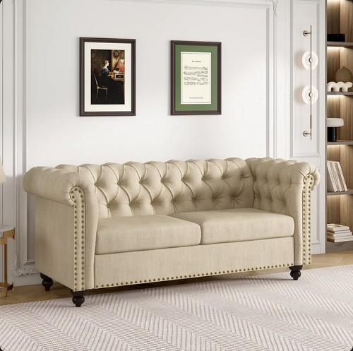Large seater chesterfield - large, 2