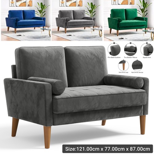 Seater velvet sofa - sofa, 2