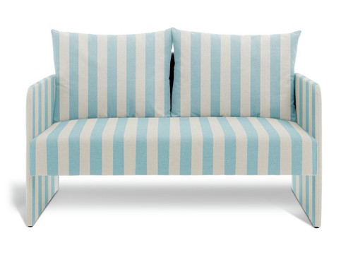 Argos blue white striped - blue,