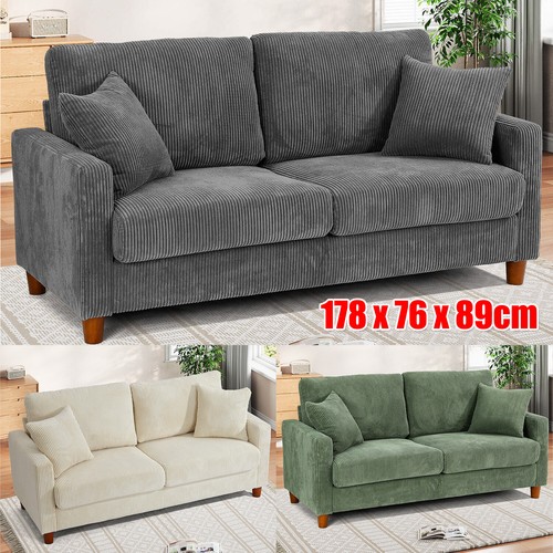 Seater corduroy sofa large - 3,