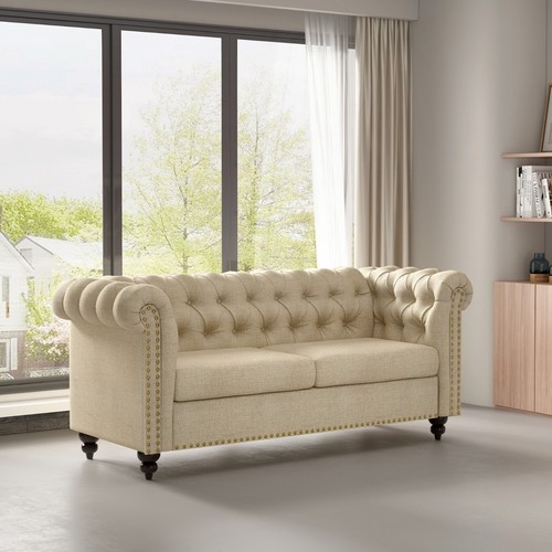 Large seater chesterfield - 2,