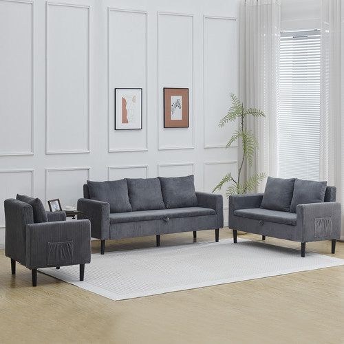 Sofa with under seat storage - under-seat,