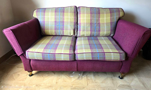 Duresta seater purple sofa - duresta, 2
