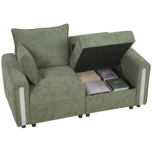 Homcom seater sofa - seater, with