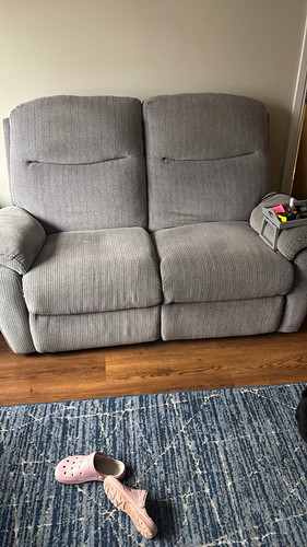 Grey seater reclining - 2-seater, sofa