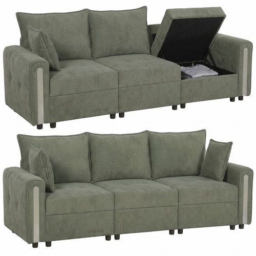 Homcom seater sofa - 3, with