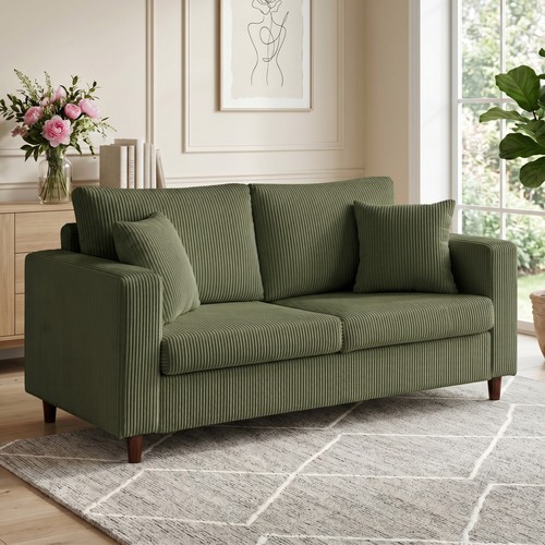 Seater sofa corduroy couch - 2, sofa,