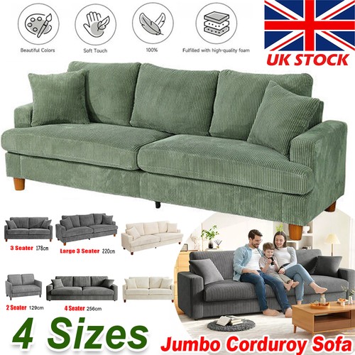 Seater corduroy sofa - corduroy, jumbo