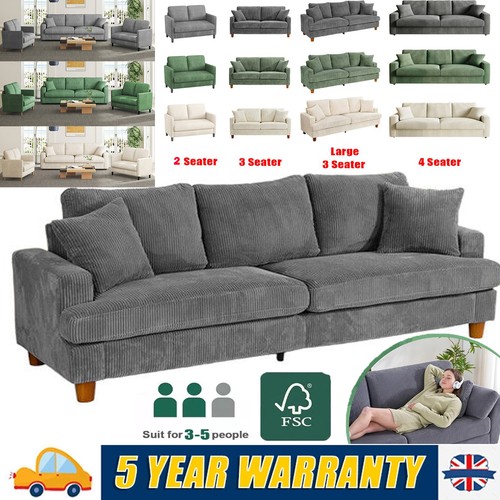 Seater corduroy sofa - corduroy,