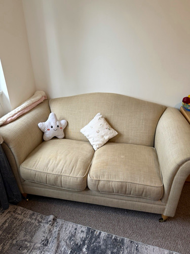 Beige seater sofa - sofa, 100%