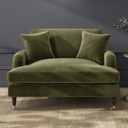 Loveseat sofa velvet couch - velvet,