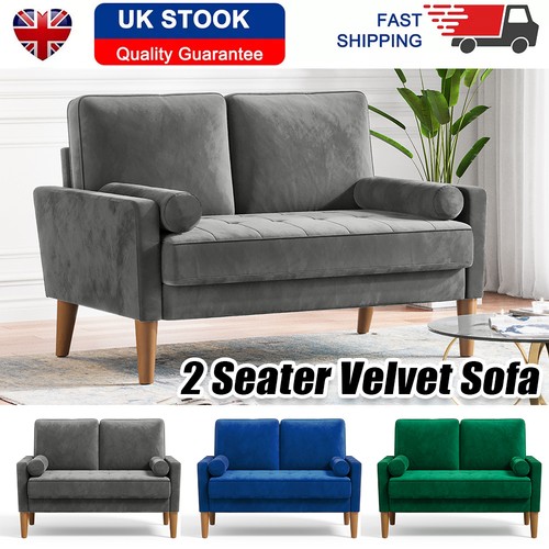 Seater velvet sofa - seater,