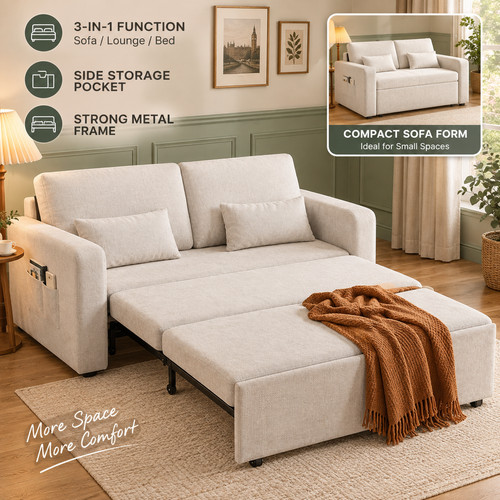 Seater pull out sofa bed - seater,