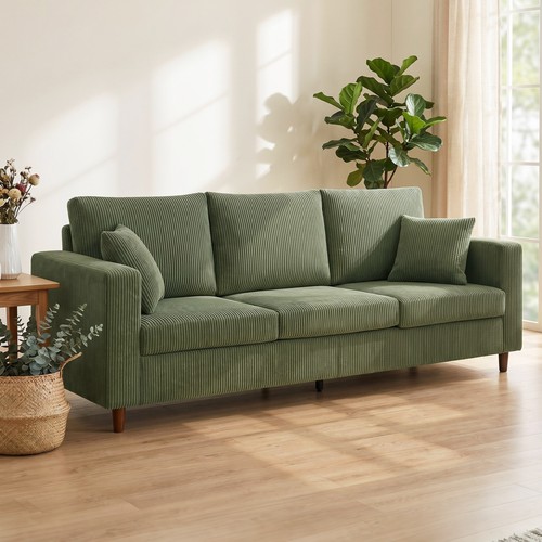 Seater sofa corduroy couch - seater,